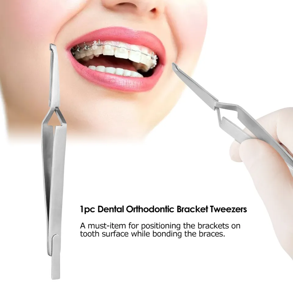 Bracket Positioning Tweezer Orthodontics