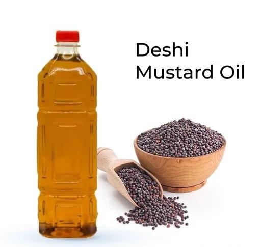 দেশি সরিষার তেল (Deshi Mustard Oil) (১ লিটার)