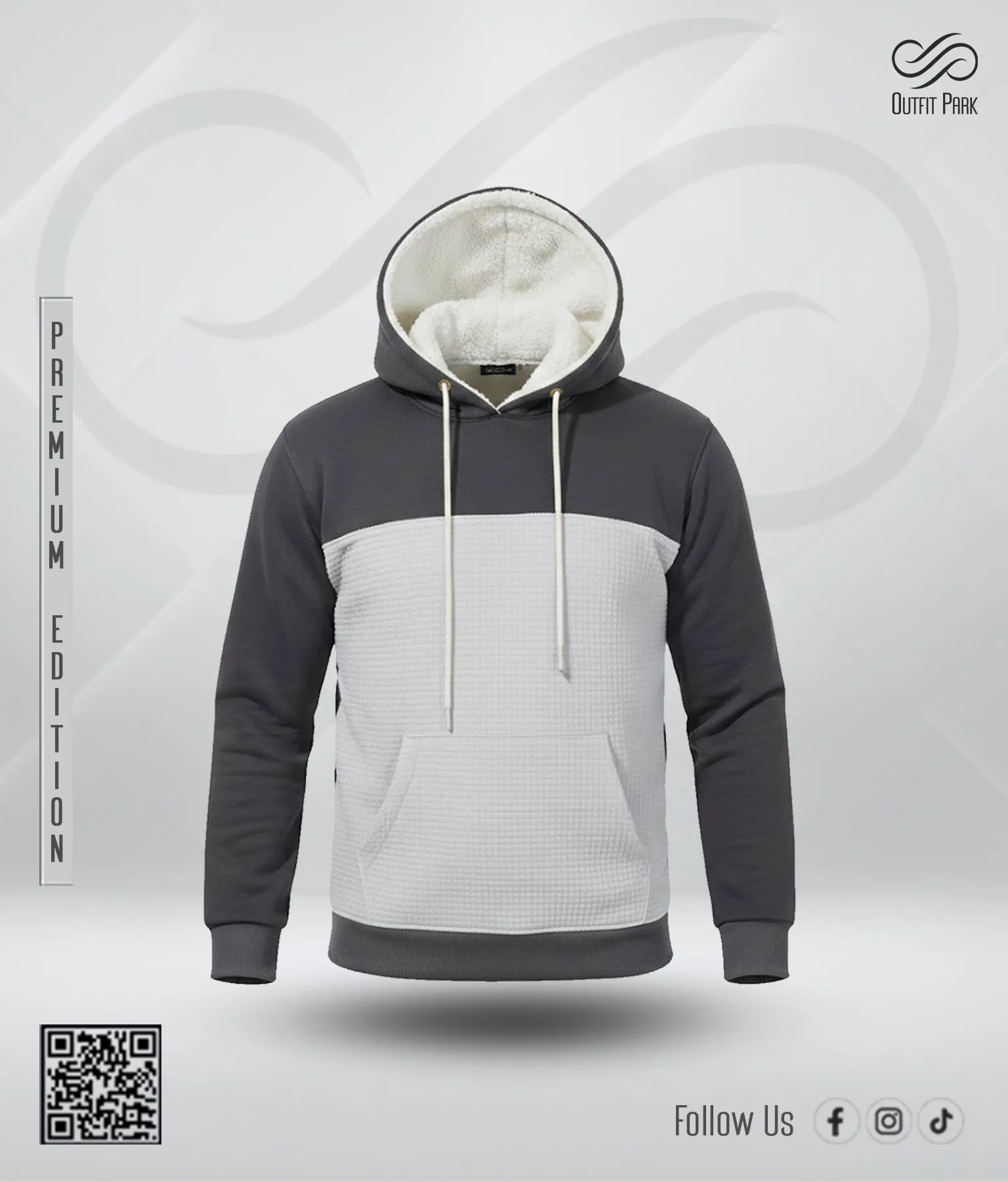 Urban Trend Hoodie – Men’s Edition (Dark Grey)