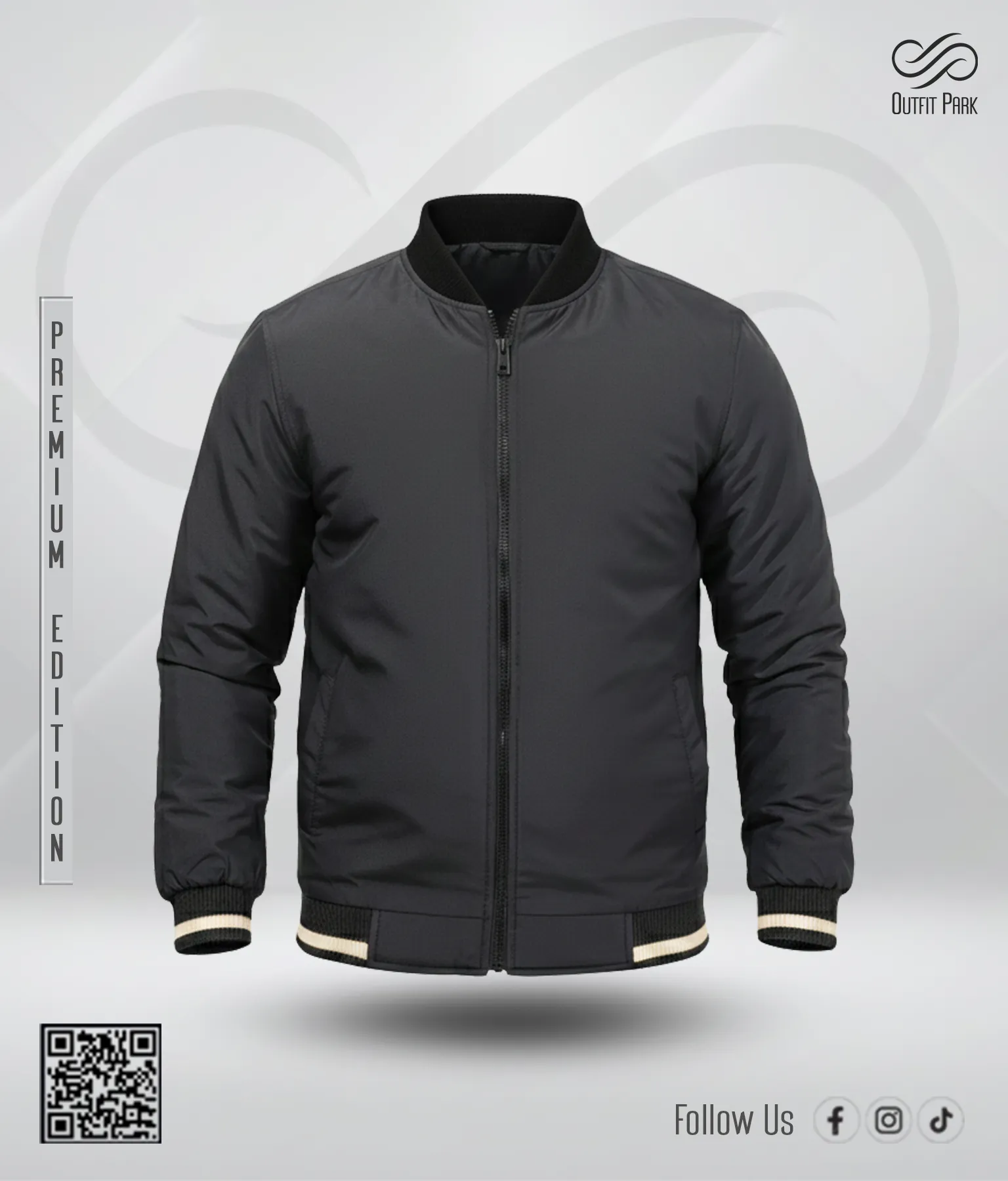 Imported Men's Premium Winter Jacket – (Black)