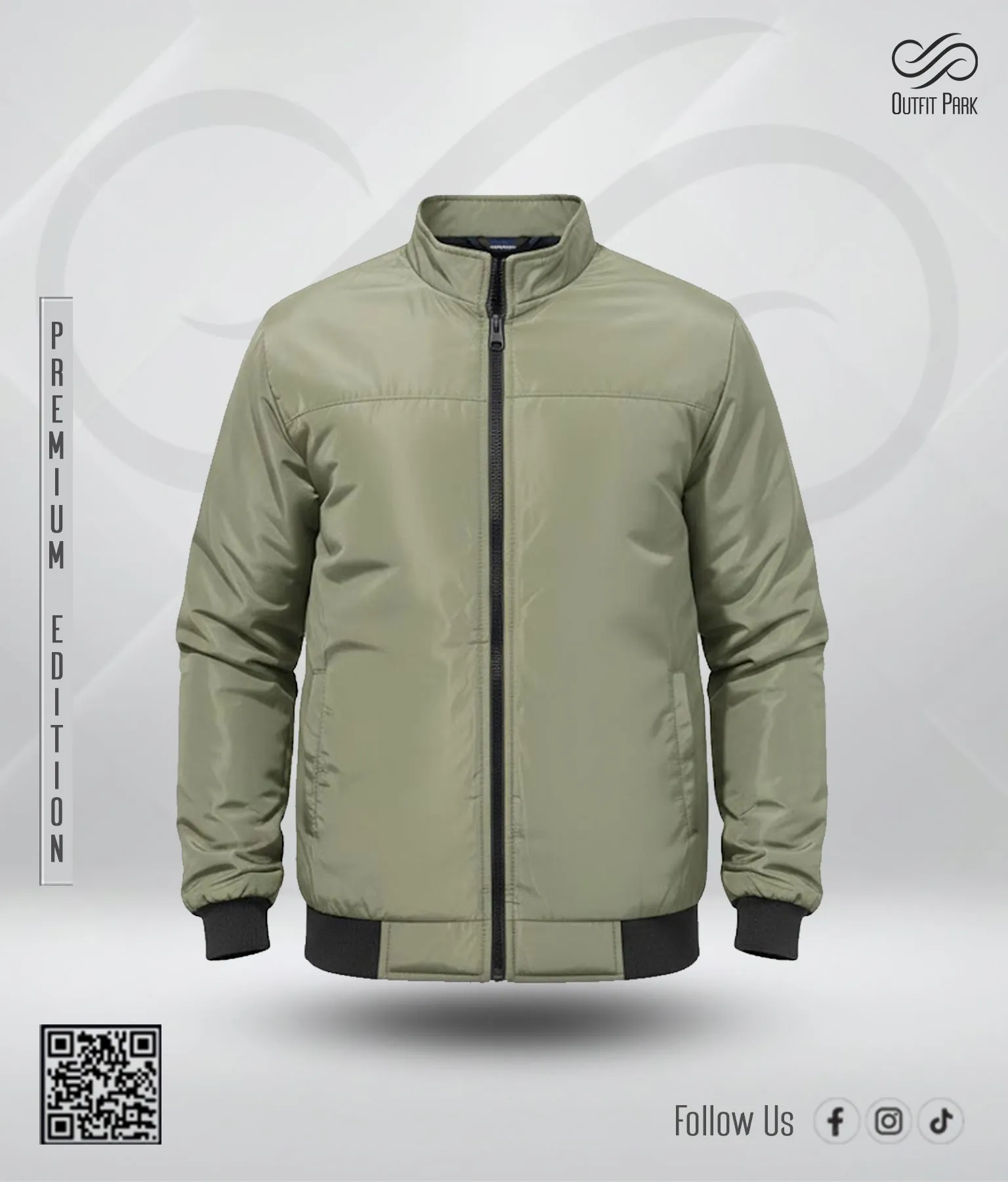 Imported Men's Premium Winter Jacket – (Olive)