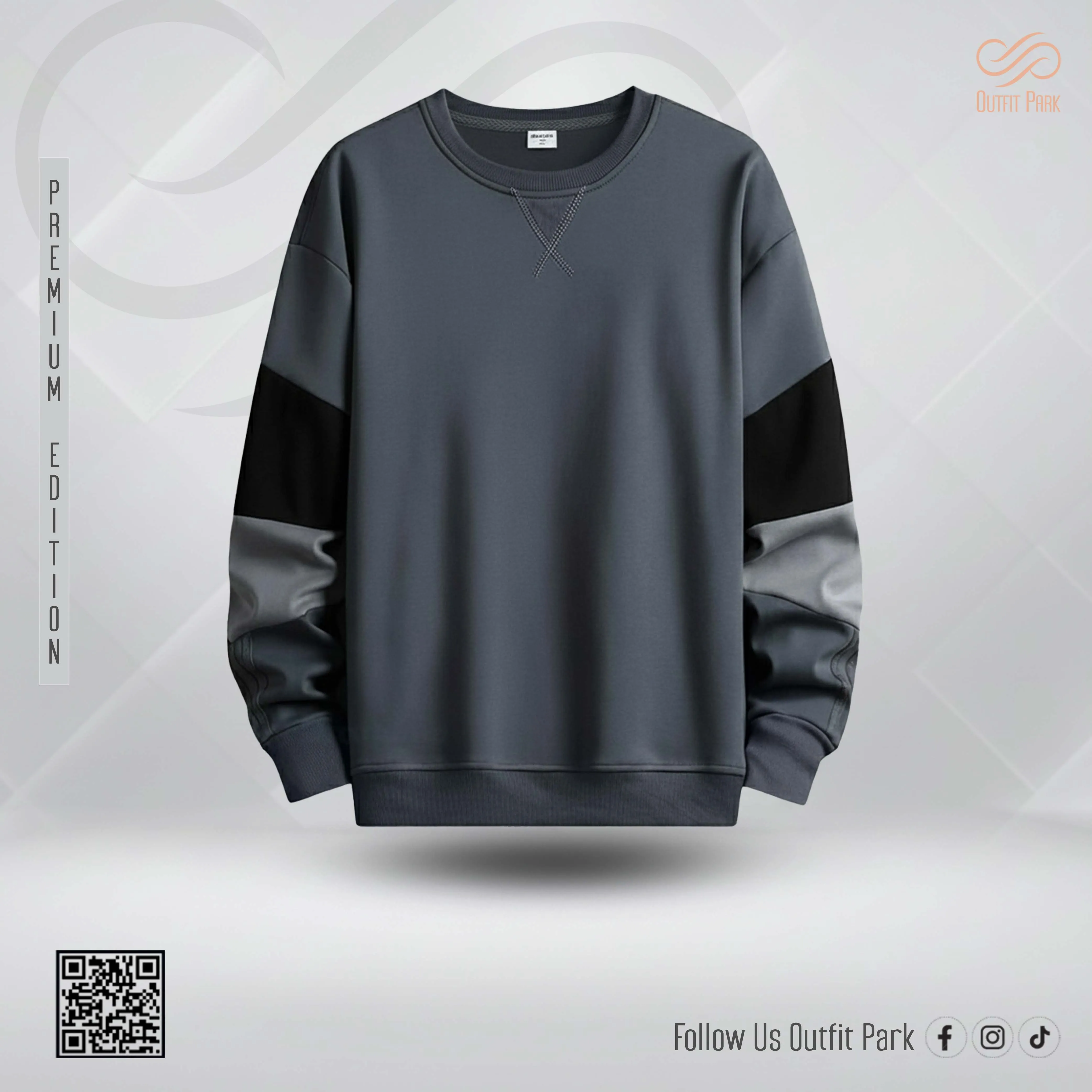 Stylish Everyday Sweatshirt – Casual Wear (Navy Blue)