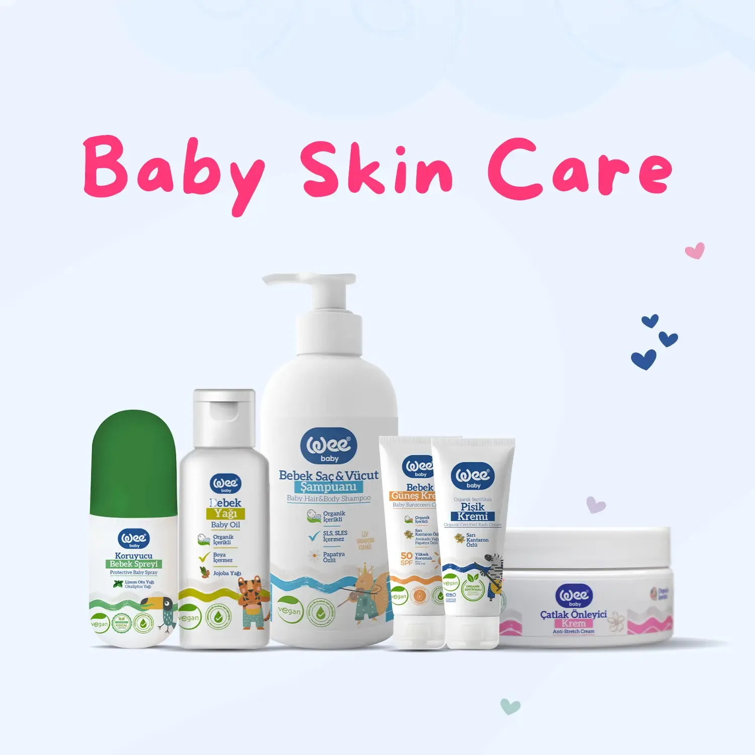Baby skin care category