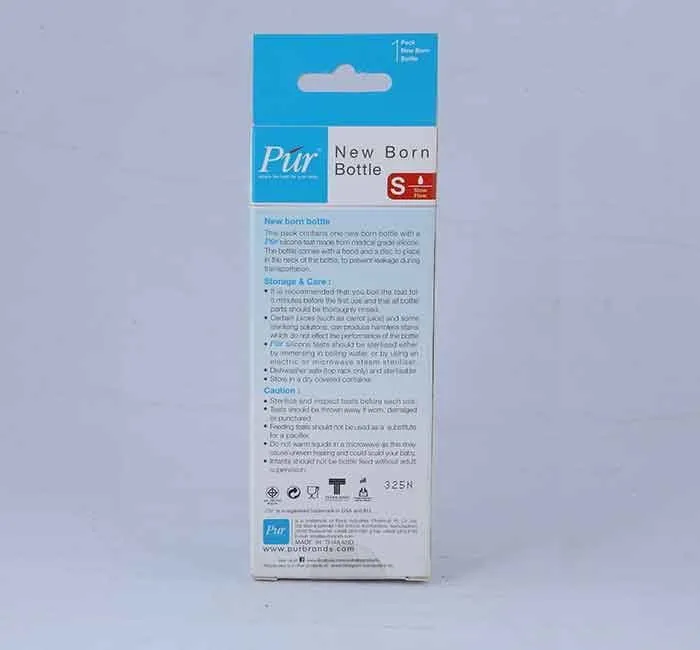 PUR Feeding Bottle 5oz/140ml – Regular Baby Feeder (1501)