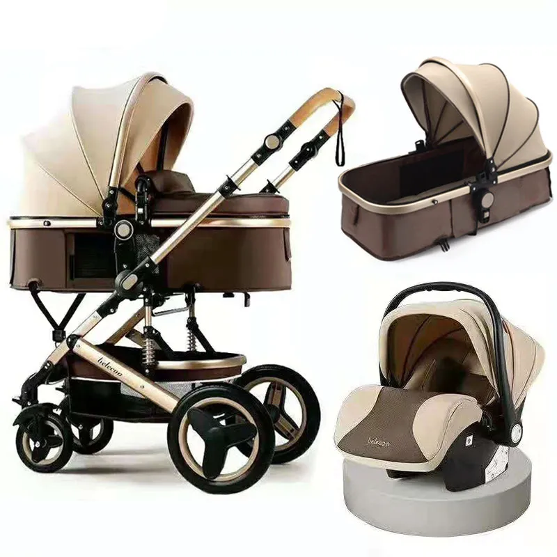3-in-1 Deluxe Travel System – Infant Car Seat & Stroller Combo