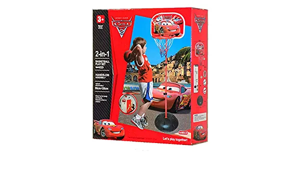 2 In 1 Cars Basketball Play Set – Fun Indoor & Outdoor Activity Toy for Kids