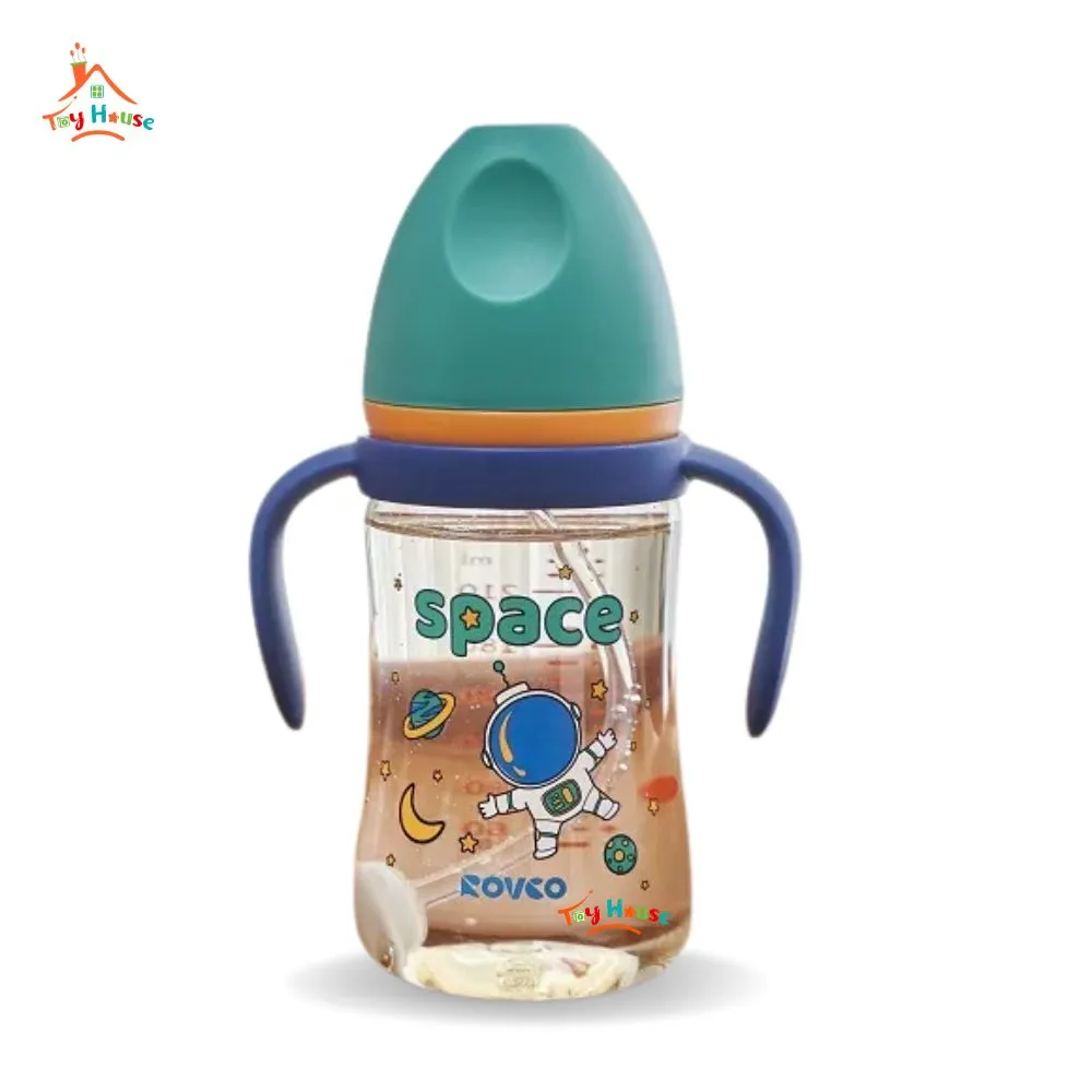 Rikang RK-3165 PPSU Baby Feeding Bottle 240ml – Wide Neck with Handle