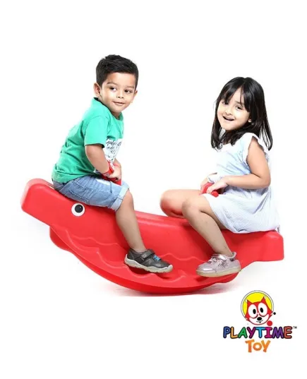 Playtime Twin Bob Turtle Rocker Red for Kids (2–7 Years)
