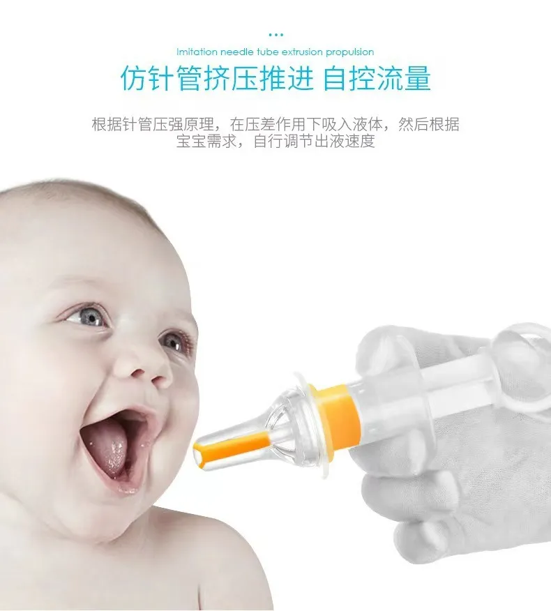 RK-3669 Baby Medicine Syringe Feeder – Safe PP & Silicone