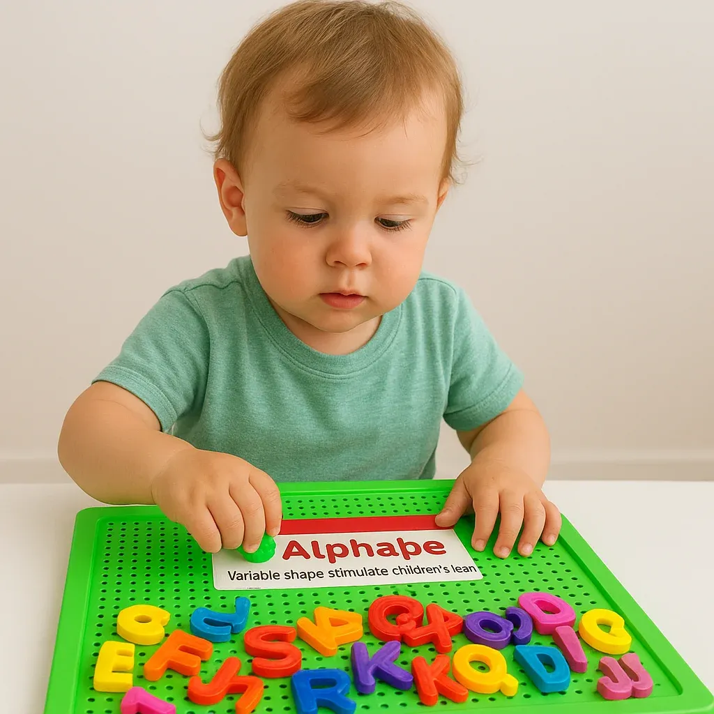Pin Alphabet Puzzle Blocks Number Letter