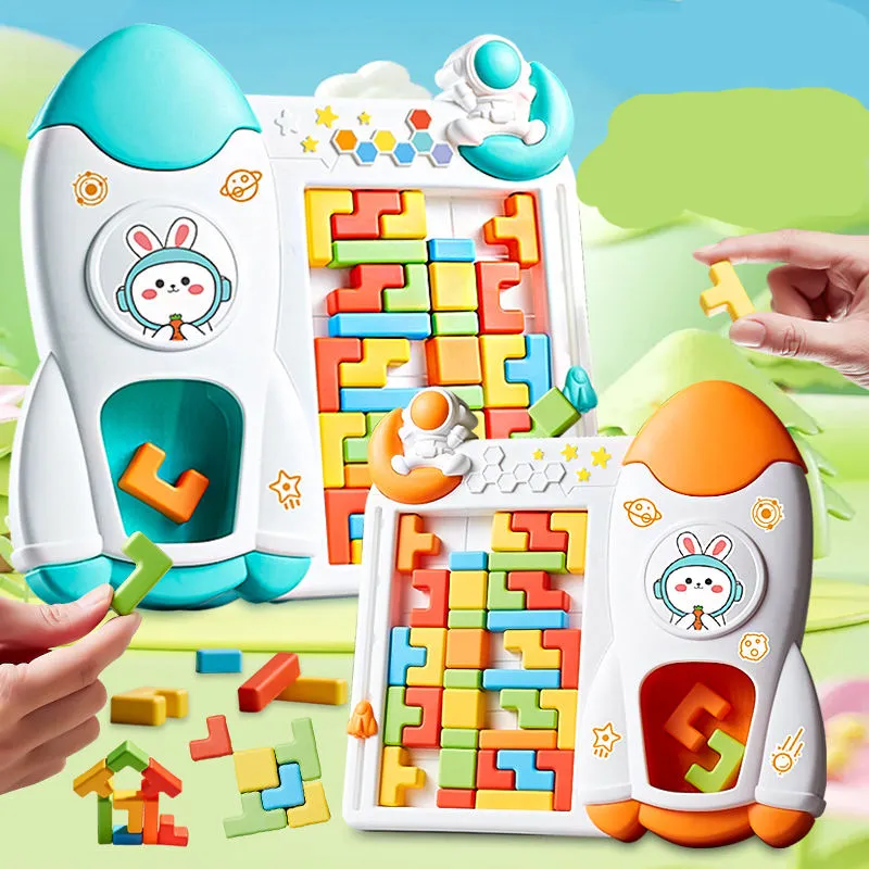 Tetris Children’s Multifunctional Logic 3D Puzzle Building Block Toys