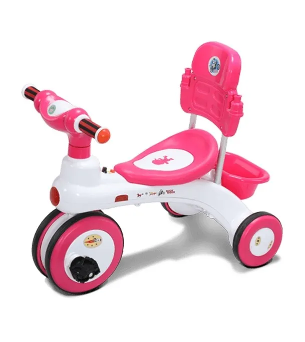 Rock Rider With Backrest 3Y Pink ann blue