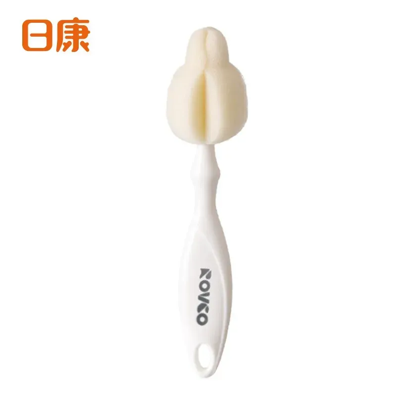 RK-3509 Baby Bottle & Nipple Brush Set with Sponge (PP, EVA)