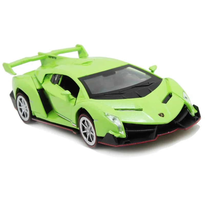 1:32 Lamborghini Veneno Alloy Diecast Car – Pullback, Light & Sound