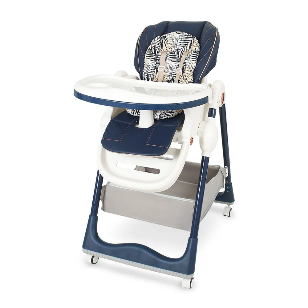 Portable Foldable Baby Feeding High Chair with Adjustable Height