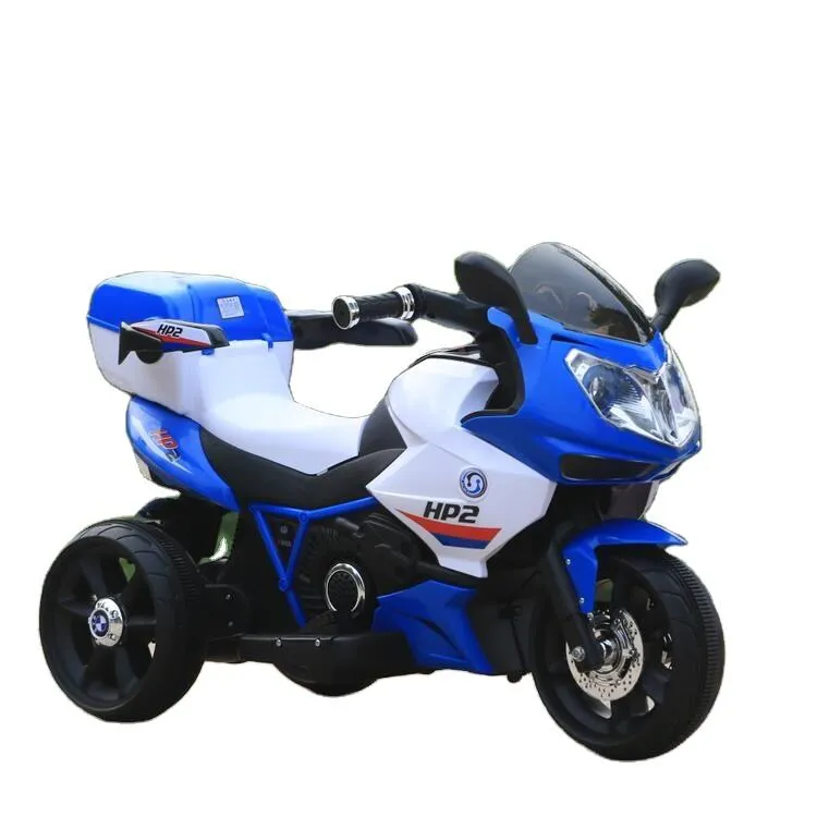 HP2 Large Electric Motorcycle Tricycle for Kids | 2–7 Years Ride-On Bike