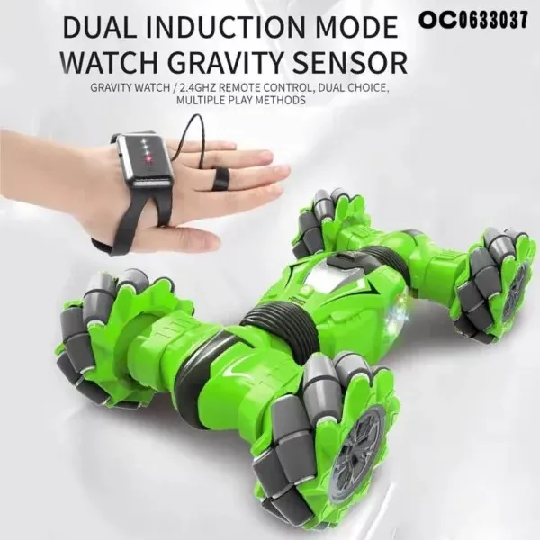 RC 4WD Stunt Car – Gesture Sensor Control LED Electric Car for Kids