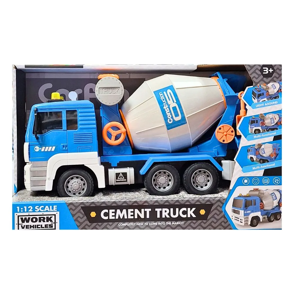 1:12 Inertia Engineering Mixer Truck with Lights & Sounds