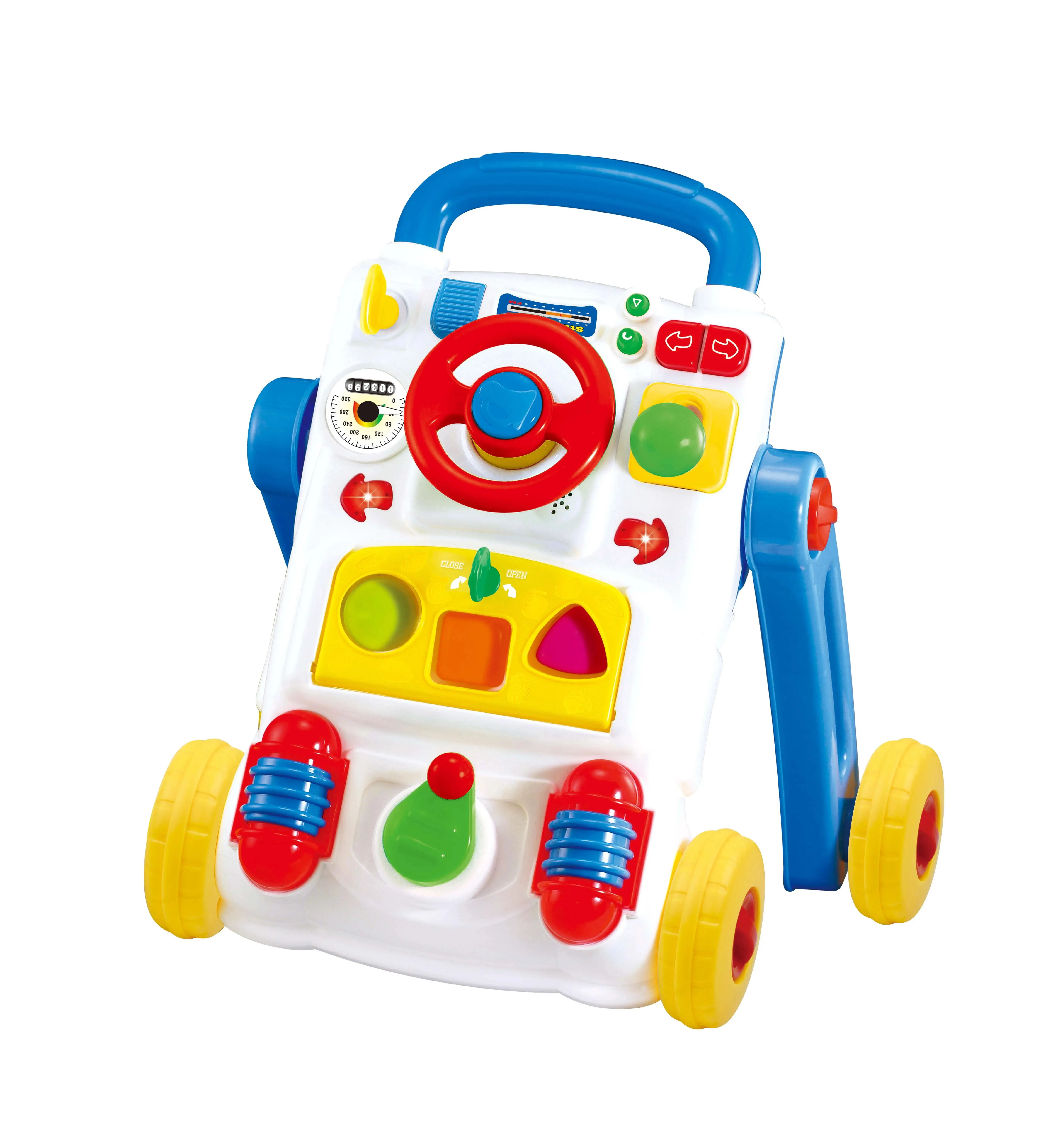 FiveStar 3-in-1 Baby Walker Stroller with Music & Activity Toys 33875W
