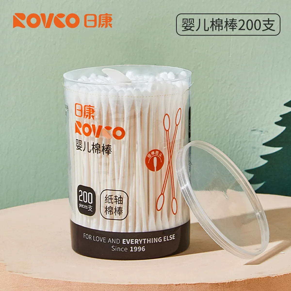 RK-3783 Baby Cotton Swabs – 200 Tips Soft & Safe Ear Cleaning