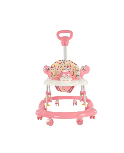 Playtime Smart Baby Walker – Adjustable & Safe Pink Walker