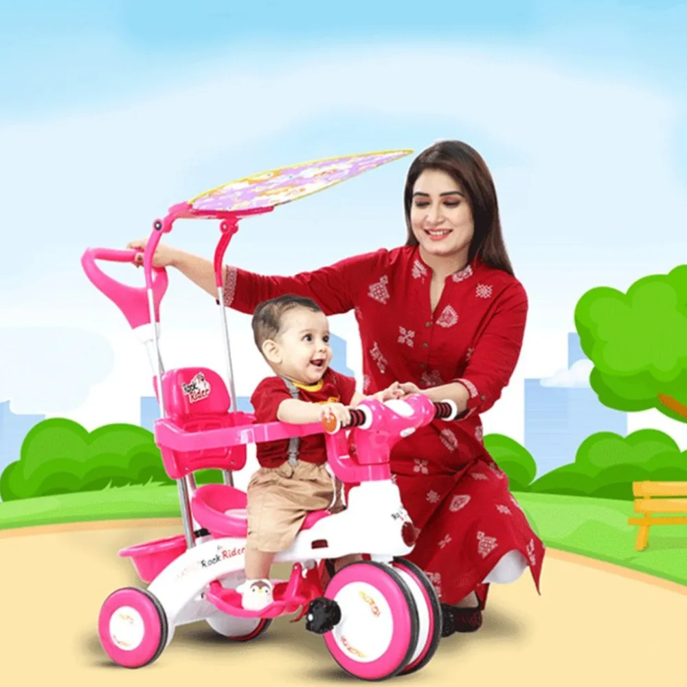 RFL Jim & Jolly 9M Rock Rider Tricycle – Lights & Music, Pink/Blue