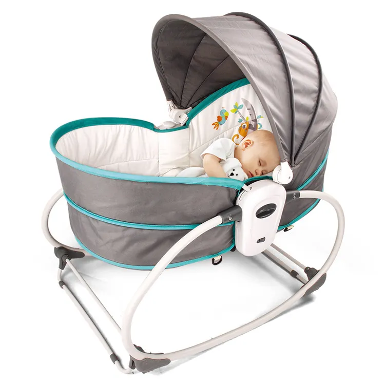 Mustella 5-in-1 Rocker & Bassinet – Music & Vibration for Newborns