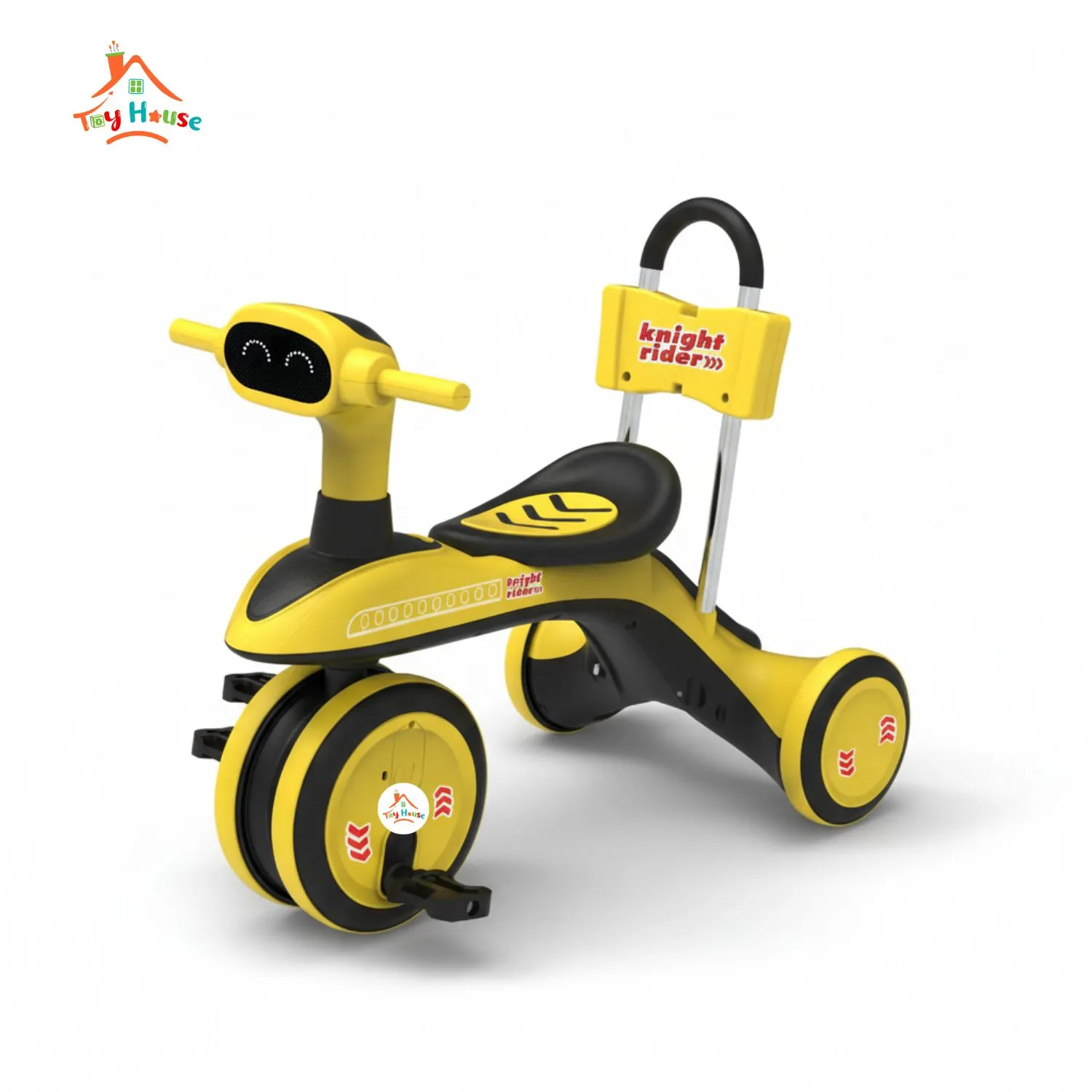 Redbee Trolly Knight Rider Tricycle for Kids – Yellow