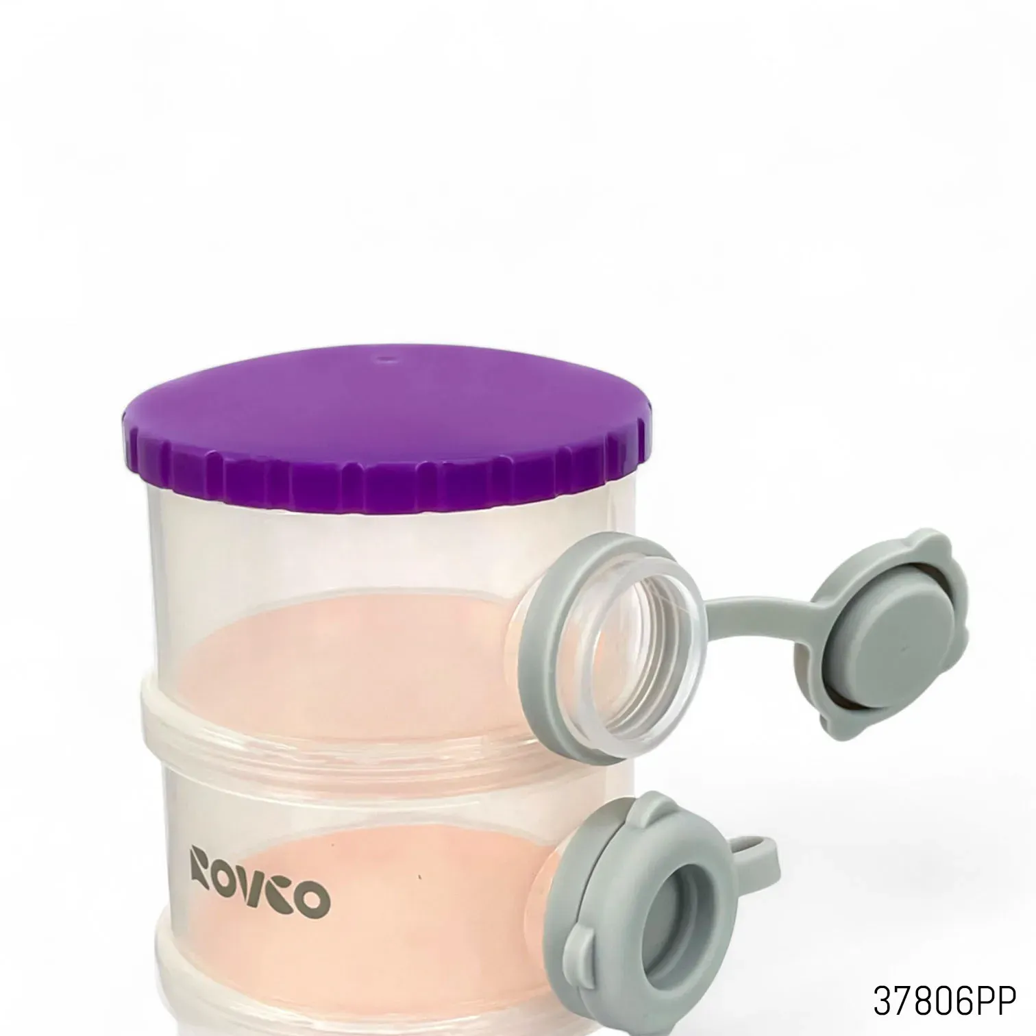 Rovco RK-3622 3-Tier Baby Milk Powder Container – BPA-Free Dispenser
