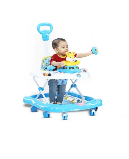 Jim & Jolly Micky Walker – Cyan Blue & White Baby Walker