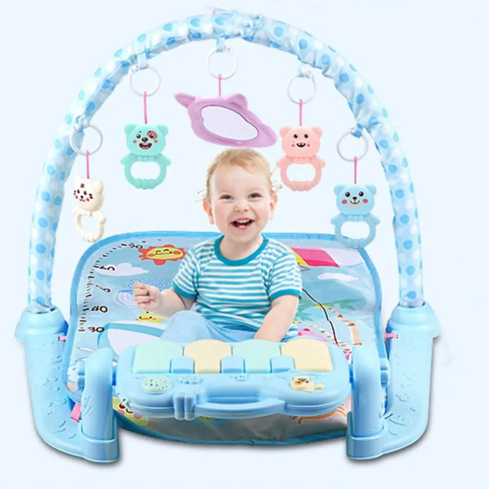 Multifunction Baby Musical Crawling Mat with Piano Gym