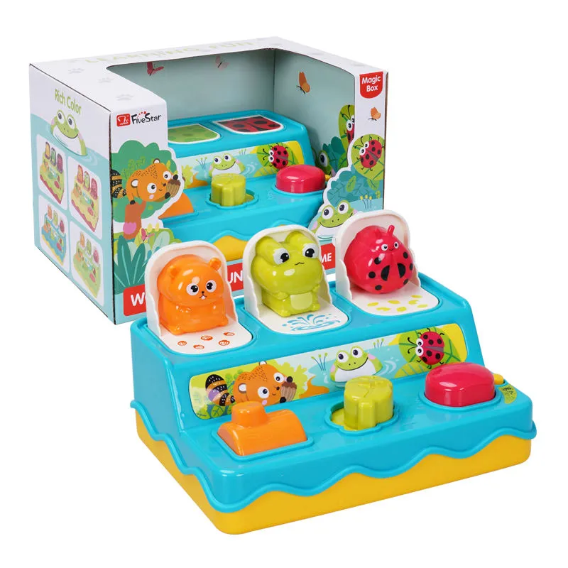 Montessori Pop-Up Toy – Baby Sensory Learning Animal Game