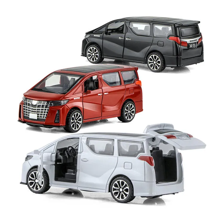 1:32 Alloy Pullback Diecast Car with Openable Doors, Light & Sound