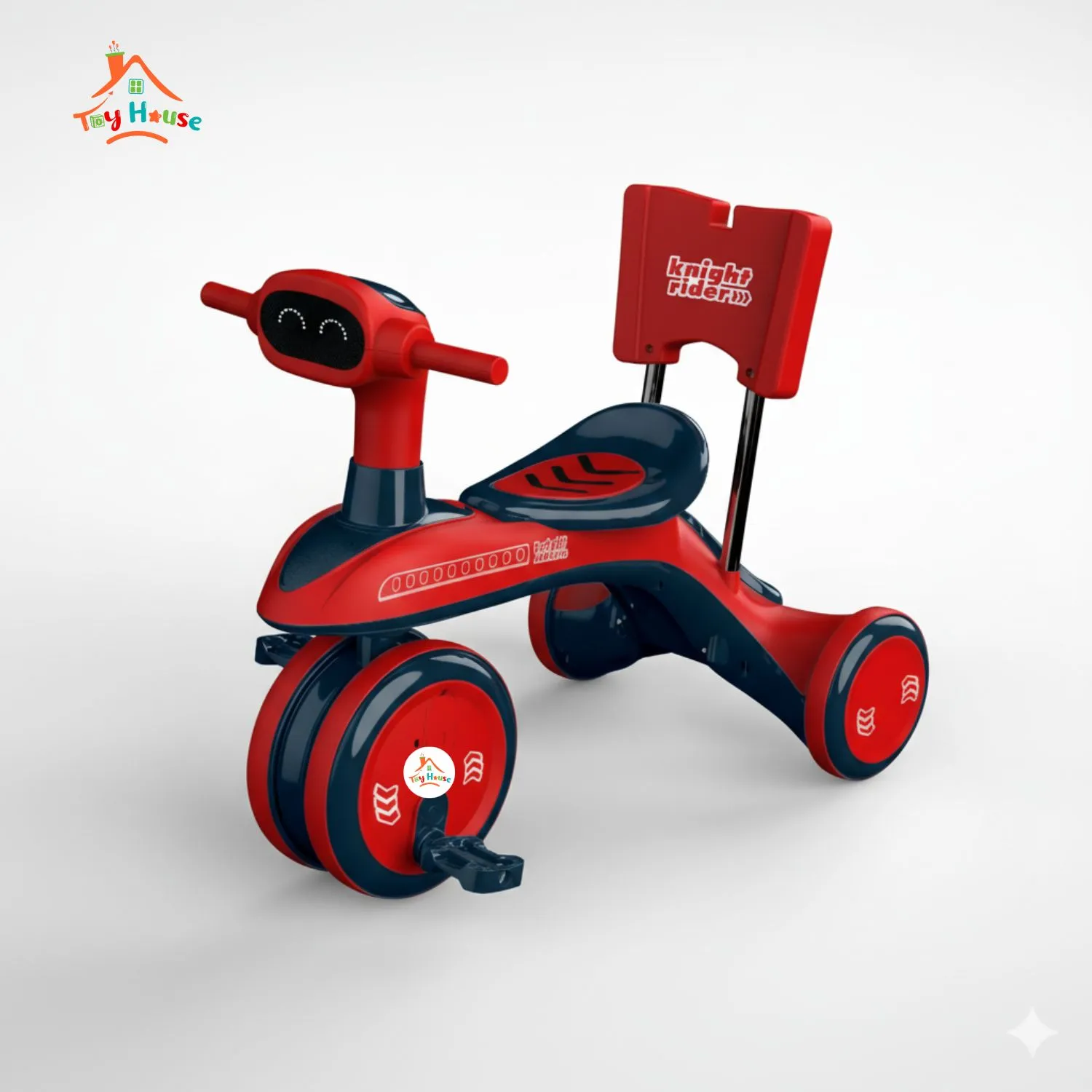 Redbee Booster Knight Rider Tricycle for Kids – Red