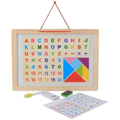 Magnetic Wooden Double Side Board