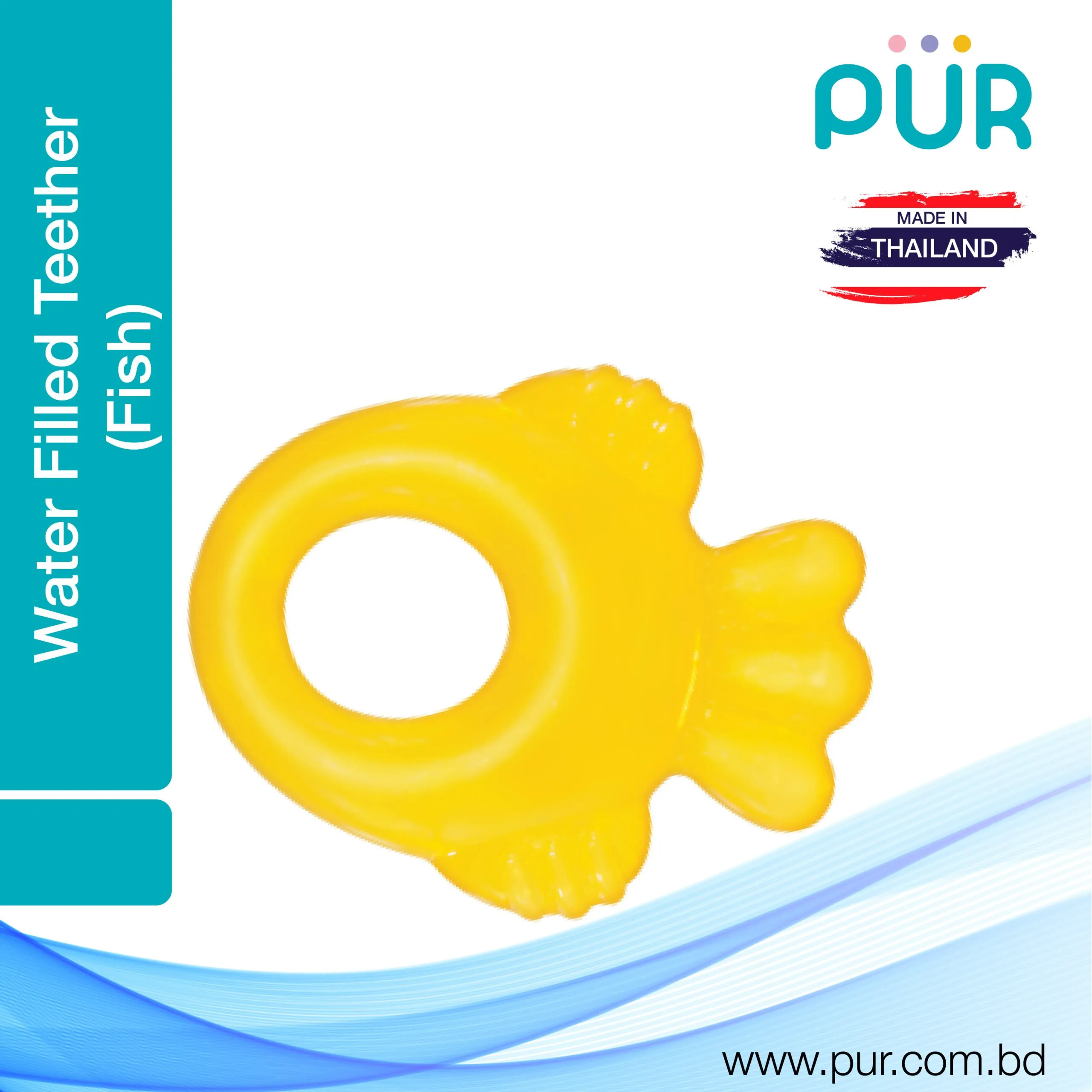 PUR Water Filled Teether for Babies – Safe & Soothing (8004)