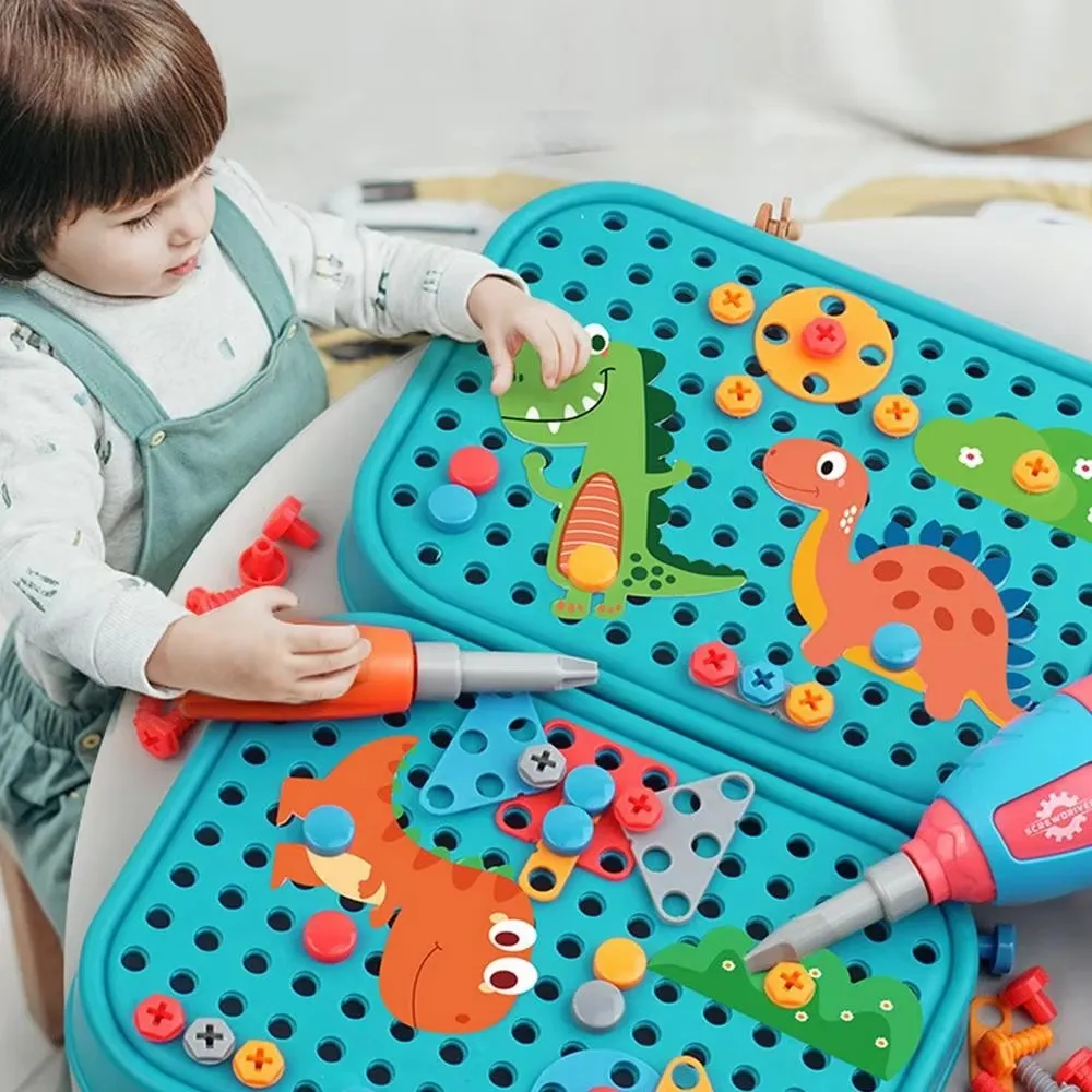 Electric Driller Screw Toy for Kids | STEM Learning Tool Set