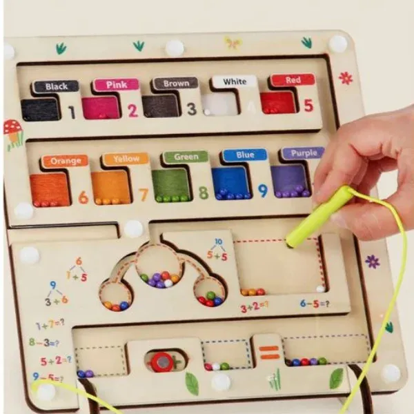 Magnetic Numeric Maze for Pre School Kids.