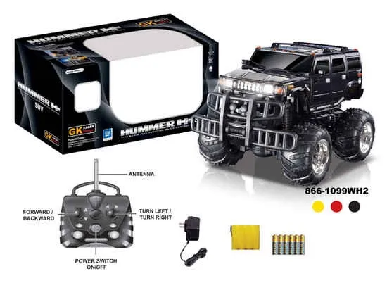 1:12 Scale R/C Hummer Car – 4 Function Remote Control SUV