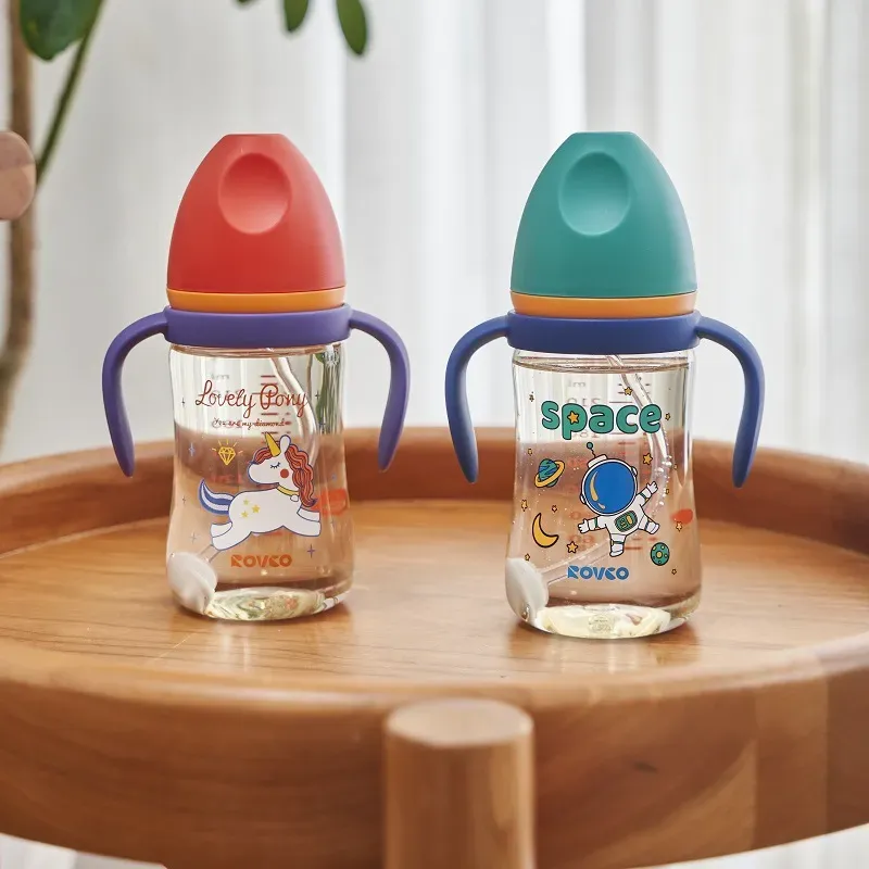 Rikang RK-3170 PPSU Baby Feeding Bottle 300ml – Wide Neck with Handle