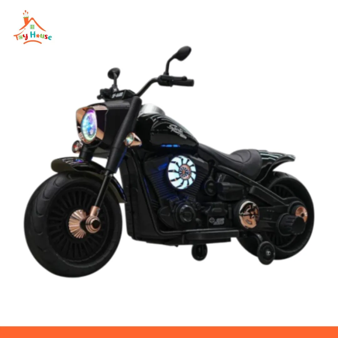 Harley Davidson ZTN SF6688 Kids Electric Ride-On Bike – 12V with Music & LED Lights