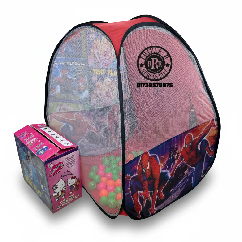 Baby Tent House with 100 Balls – Foldable Kids Playhouse