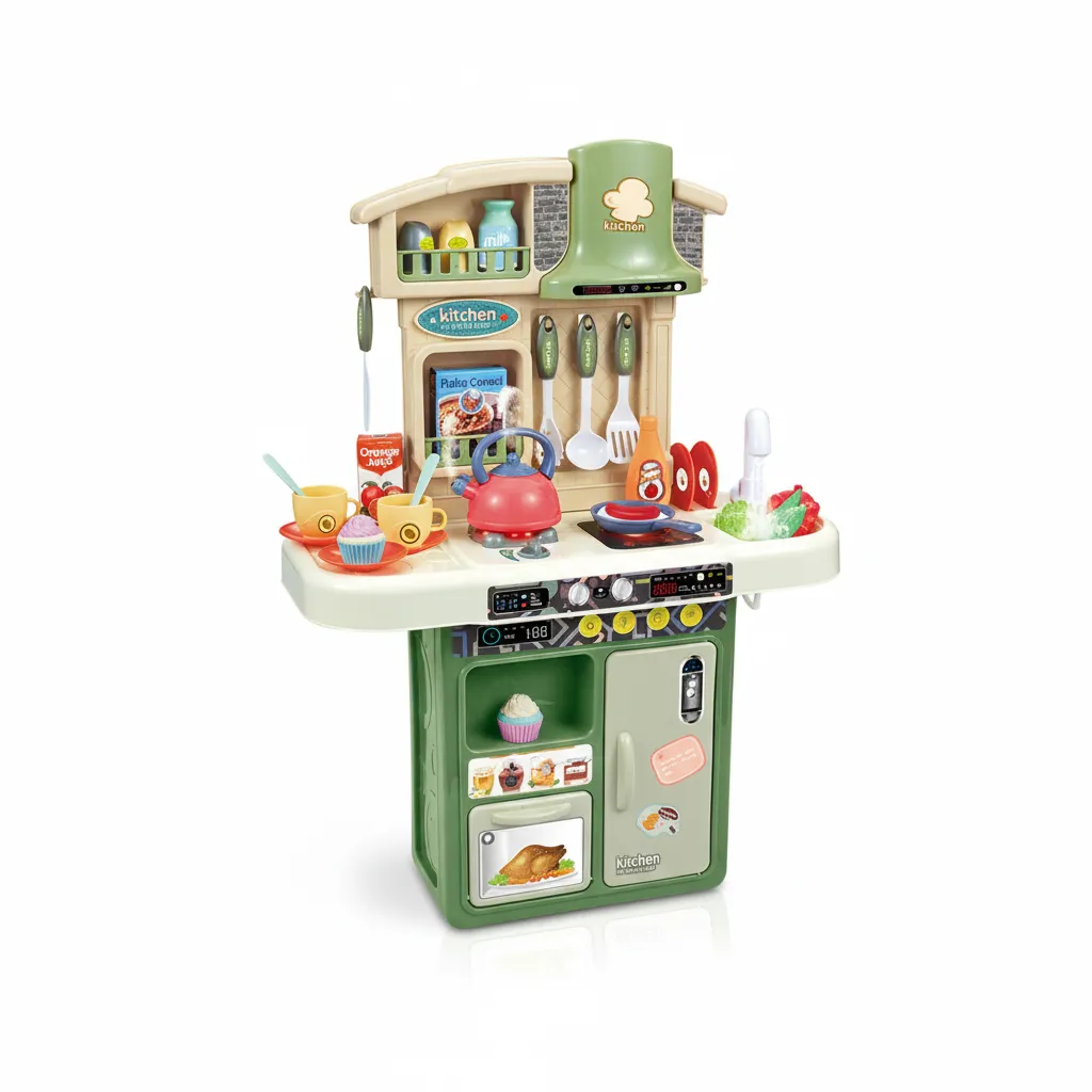 Pretend Play Kitchen Set for Kids | 42 Pcs Toy Cooking Set