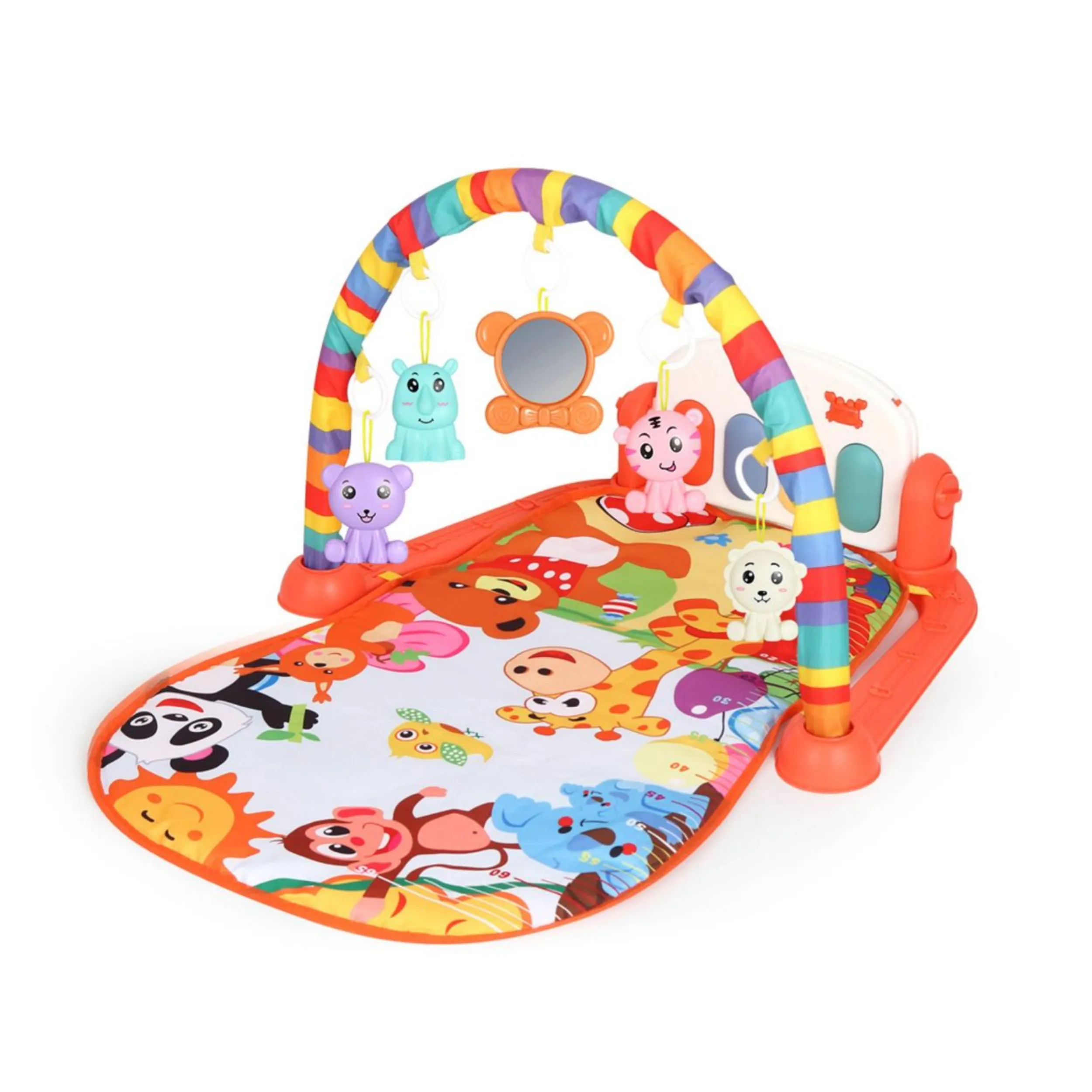 Baby Music Play Mat with Piano – Infant Play Gym for Crawling & Learning