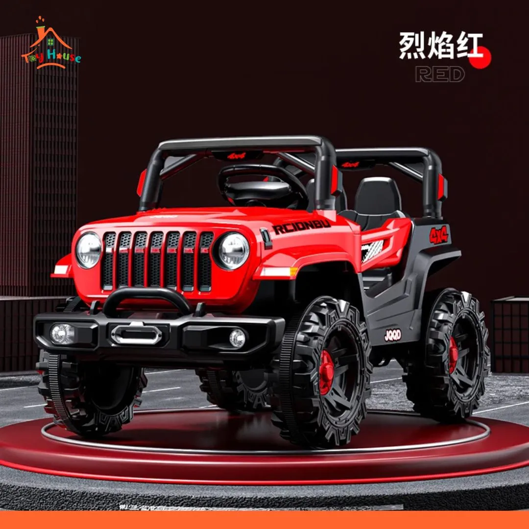 Kids Electric Jeep V300 – 12V Ride-On with LED & Music