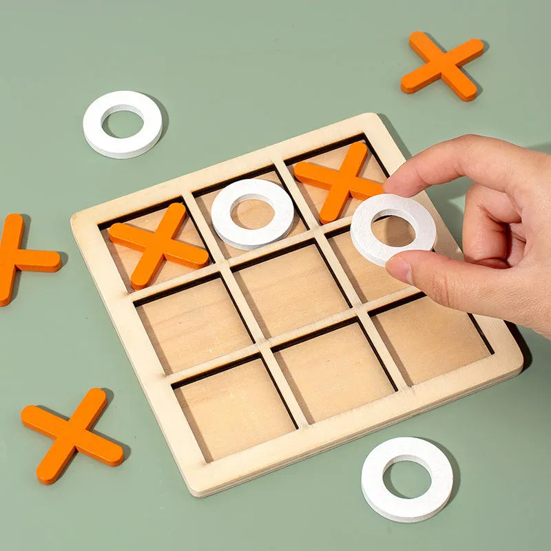 Thinking developing interactive table game XO Chess Toy ( Tic-Tac-Toe )