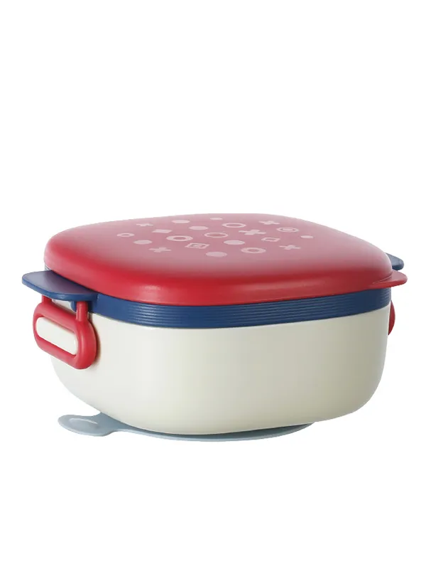 Baby Stainless Steel Insulated Food Bowl with Suction | RK-C1012