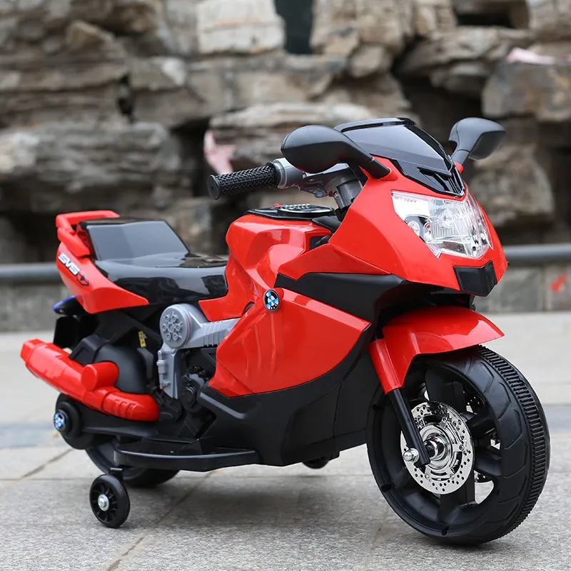 Rechargeable BMW Mini Bike for Kids – 6V Ride-On Motorcycle (Red)