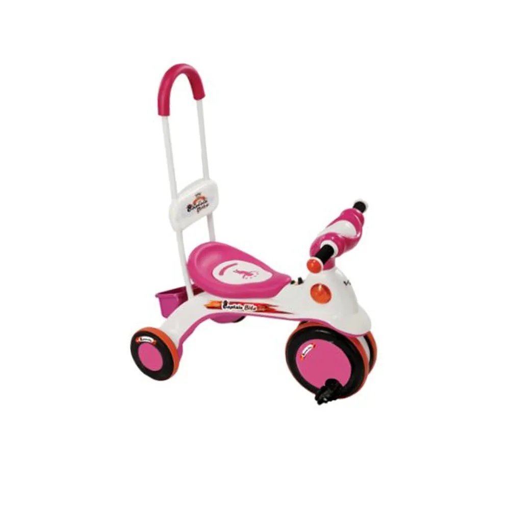 ACI Captain Bike Trolley for Kids (2-4 Years)- White & Pink