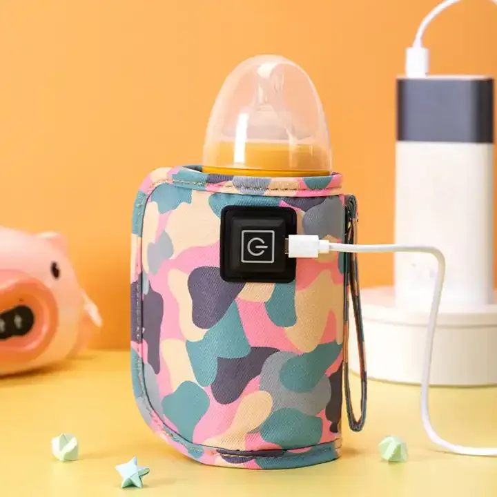 USB Portable Baby Bottle Warmer – Milk Heating Insulation Cover Bag